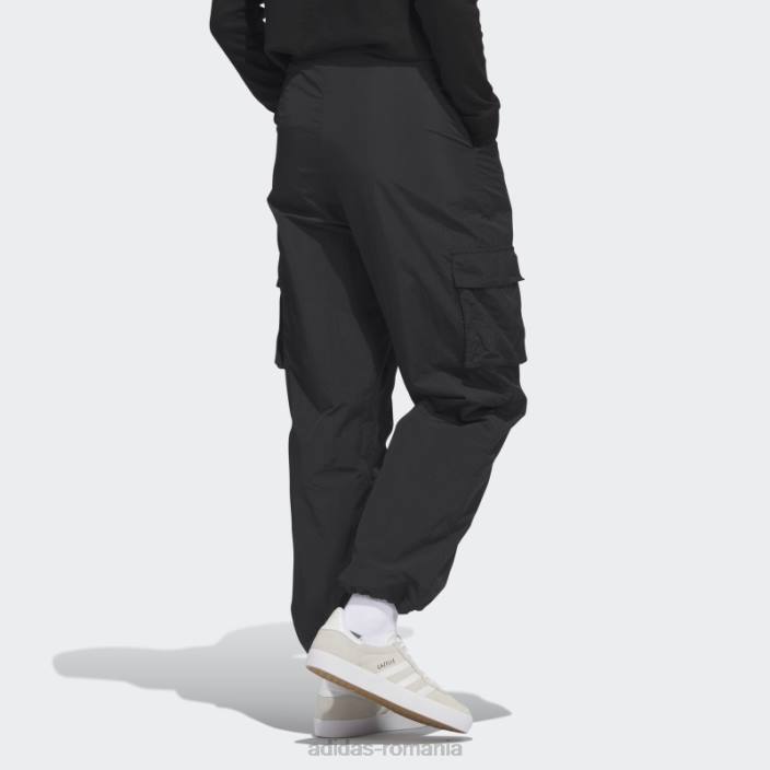 Adidas pantaloni cargo din nailon premium essentials negri adidas femei negru 2JBN10182