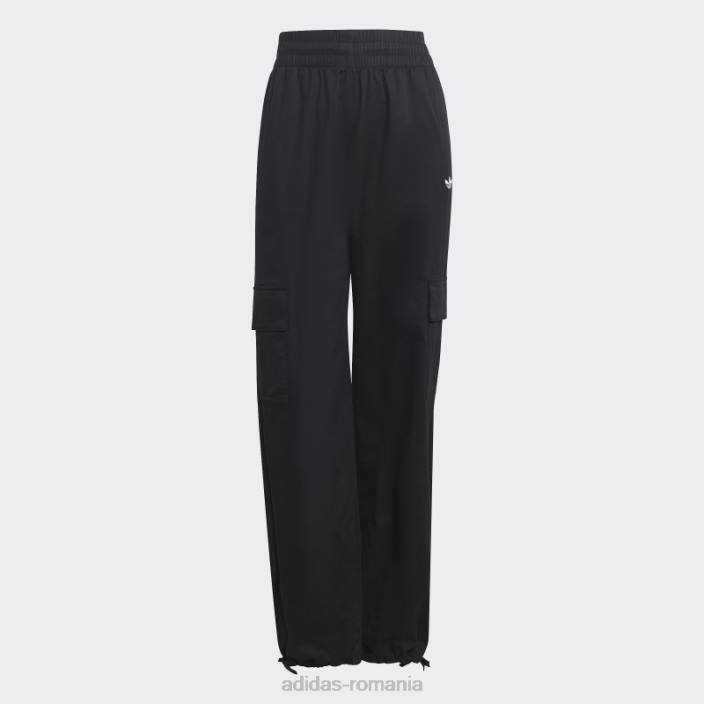 Adidas pantaloni cargo largi negri adidas femei negru 2JBN16380