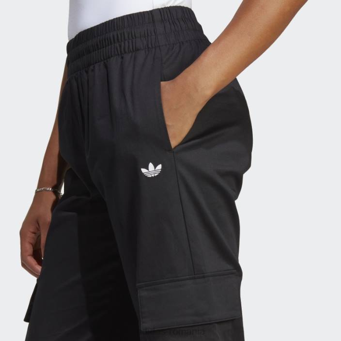 Adidas pantaloni cargo largi negri adidas femei negru 2JBN16380