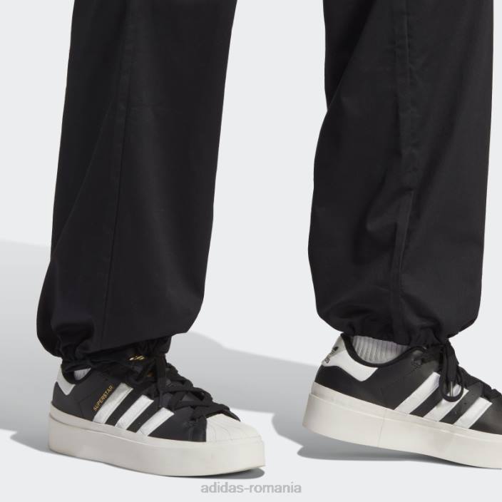 Adidas pantaloni cargo largi negri adidas femei negru 2JBN16380