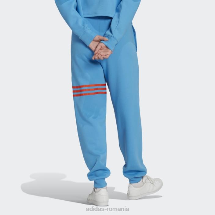 Adidas pantaloni de jogging adicolor neuclassics albastri femei albastru 2JBN3193