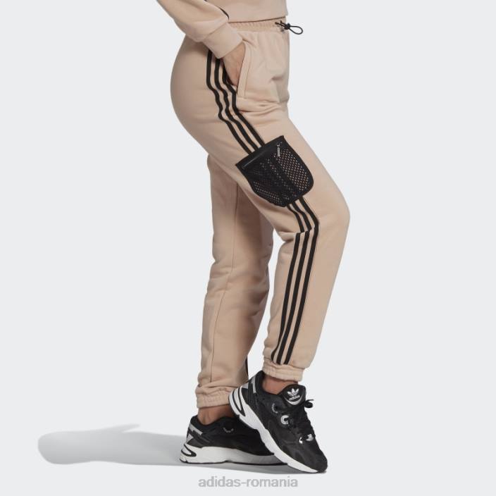 Adidas pantaloni de jogging adidas cu manșete perle femei perlă de frasin 2JBN17547