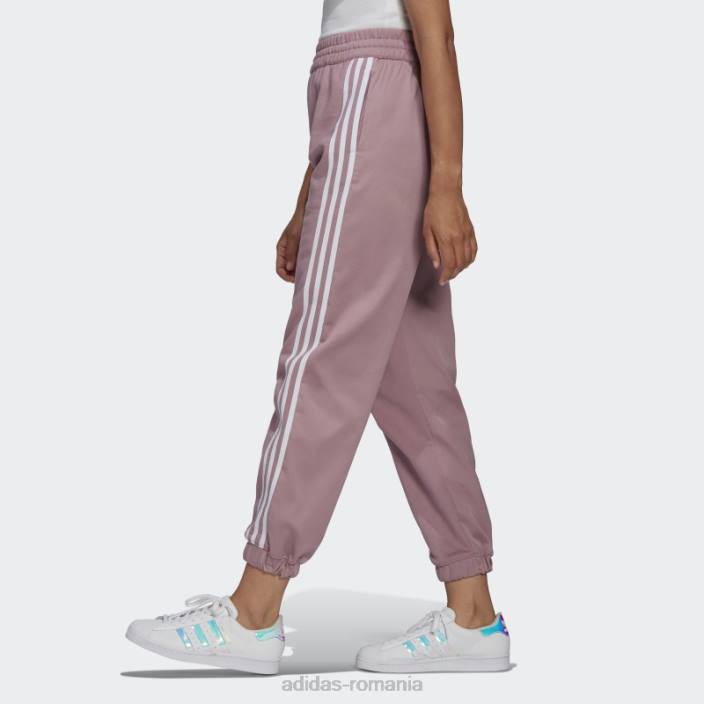 Adidas pantaloni de jogging cu manșetă la spate, mov adicolor clasici femei mov 2JBN10582