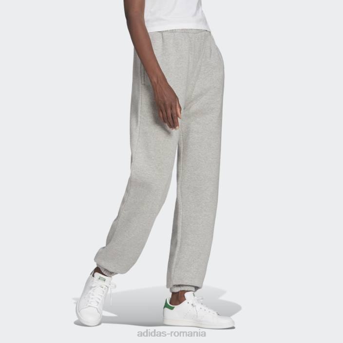 Adidas pantaloni de jogging din fleece adicolor essentials gri mediu femei gri mediu 2JBN10426