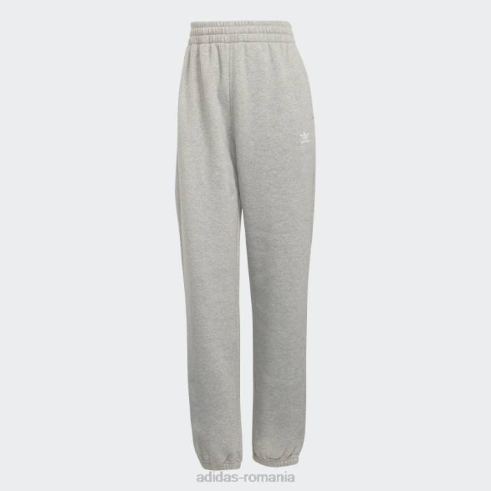 Adidas pantaloni de jogging din fleece adicolor essentials gri mediu femei gri mediu 2JBN10426