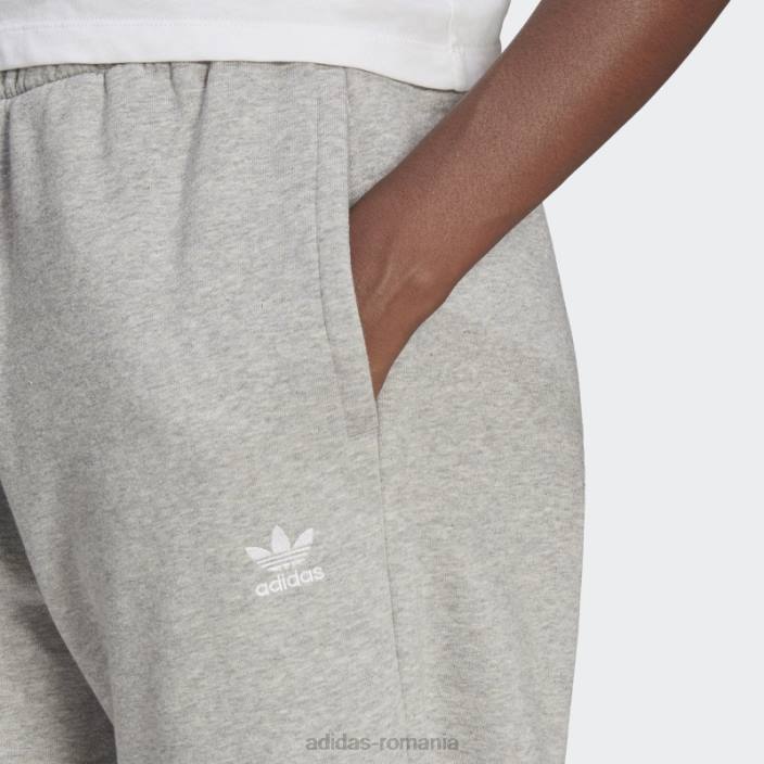 Adidas pantaloni de jogging din fleece adicolor essentials gri mediu femei gri mediu 2JBN10426