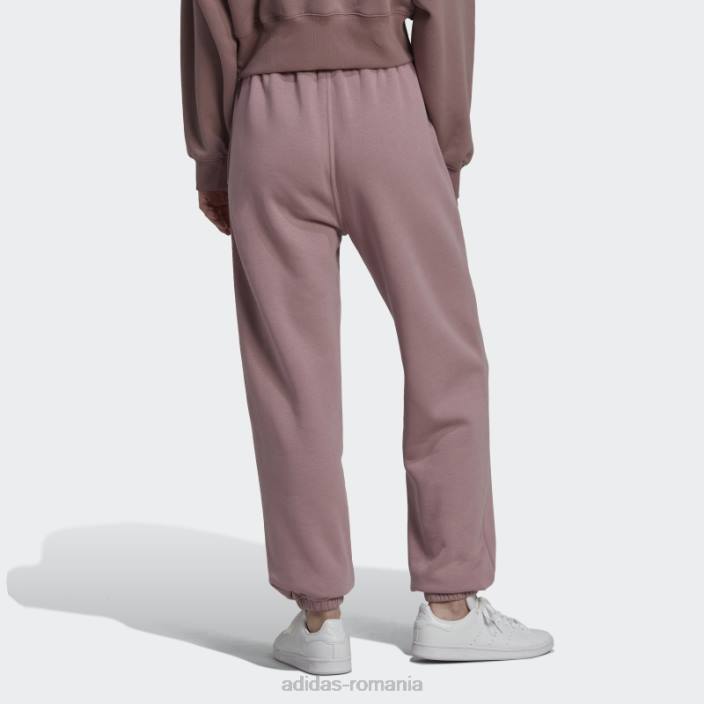 Adidas pantaloni de jogging din lână adicolor essentials violet femei Violet 2JBN10228