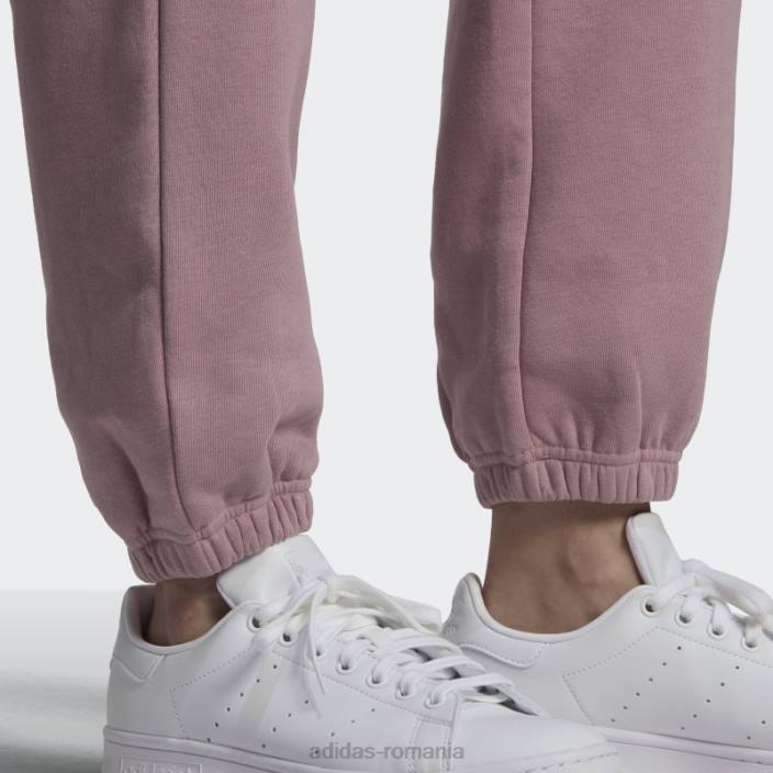 Adidas pantaloni de jogging din lână adicolor essentials violet femei Violet 2JBN10228