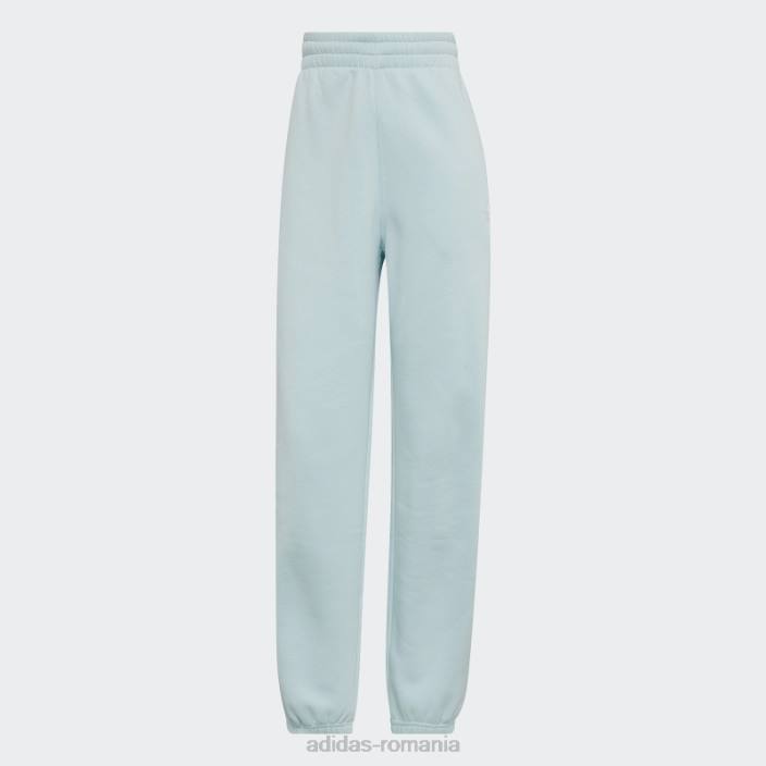 Adidas pantaloni de jogging fleece adicolor essentials albastri femei albastru 2JBN10295