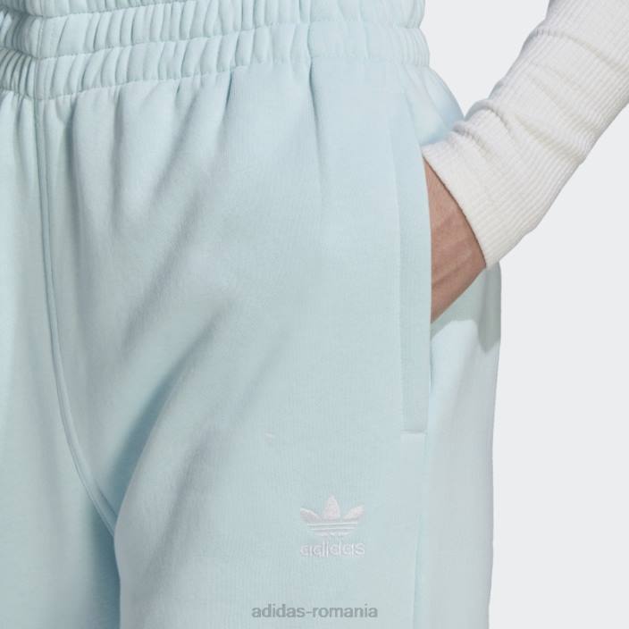 Adidas pantaloni de jogging fleece adicolor essentials albastri femei albastru 2JBN10295