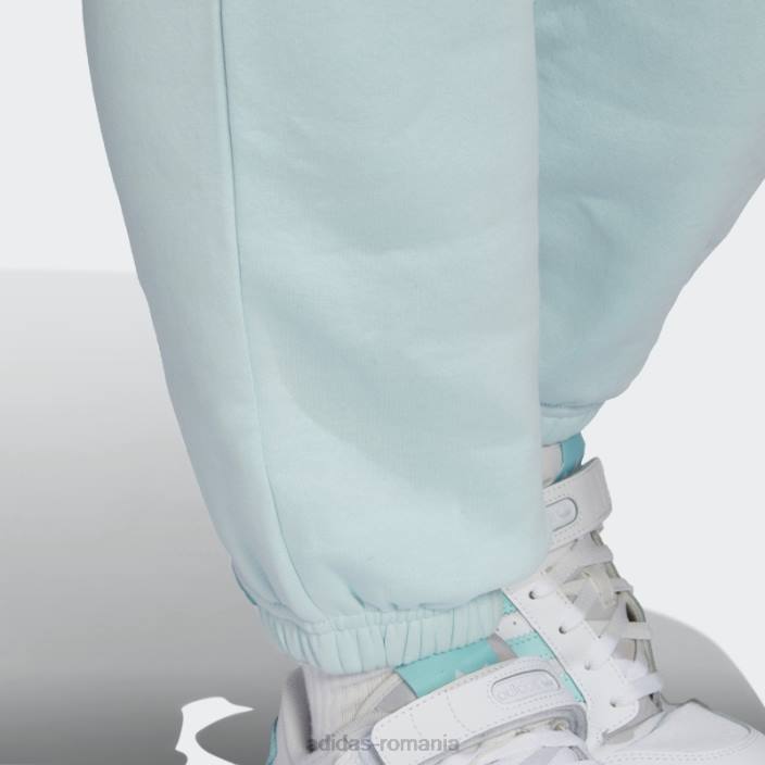 Adidas pantaloni de jogging fleece adicolor essentials albastri femei albastru 2JBN10295