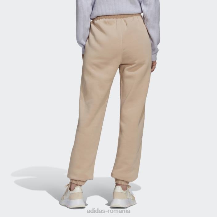 Adidas pantaloni de jogging fleece adicolor essentials bej femei bej 2JBN2786