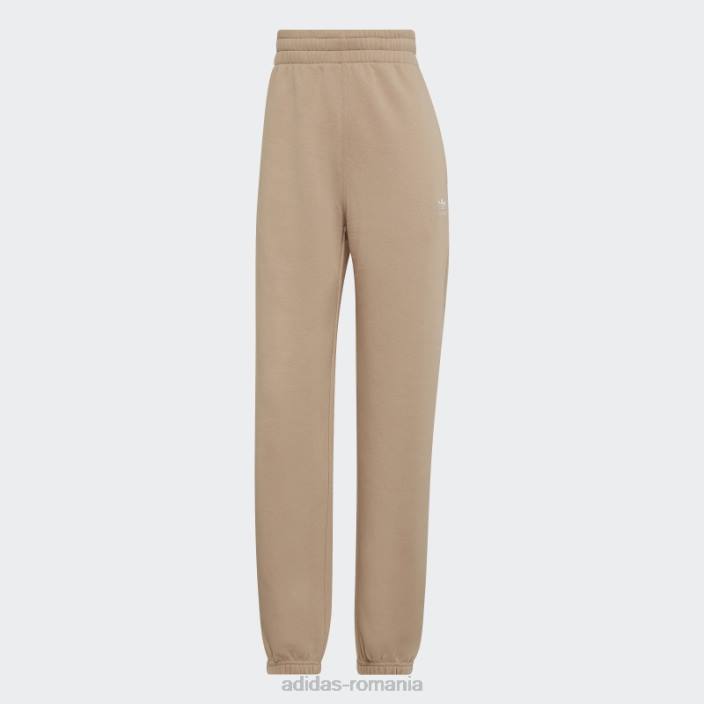 Adidas pantaloni de jogging fleece adicolor essentials bej femei bej 2JBN2786