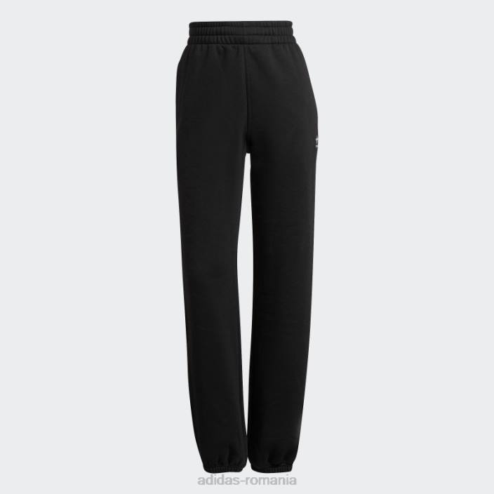 Adidas pantaloni de jogging fleece adicolor essentials negri femei negru 2JBN2816
