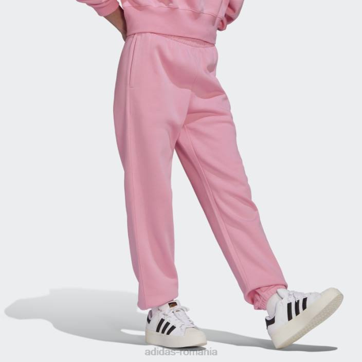 Adidas pantaloni de jogging fleece adicolor essentials roz femei roz 2JBN2971