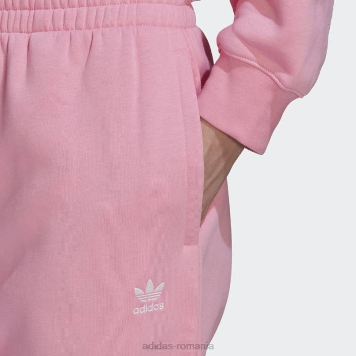 Adidas pantaloni de jogging fleece adicolor essentials roz femei roz 2JBN2971