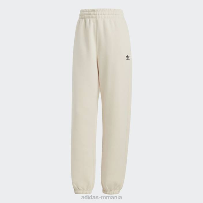 Adidas pantaloni de jogging fleece essentials albi adidas femei alb 2JBN16554