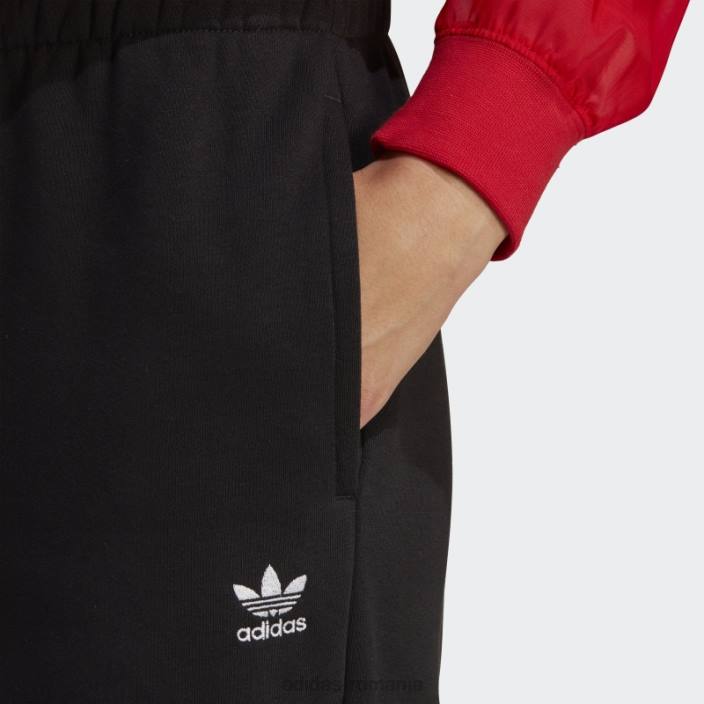 Adidas pantaloni de jogging fleece essentials negri femei negru 2JBN8852