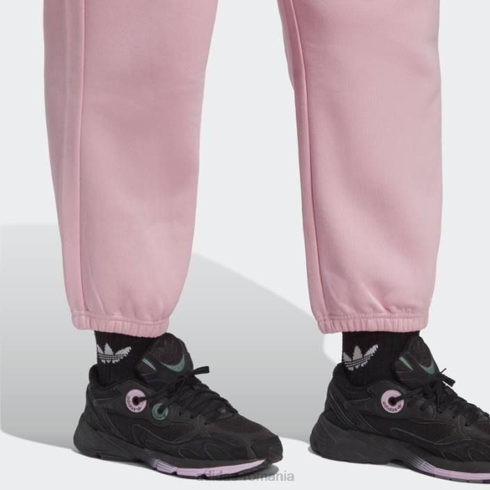Adidas pantaloni de jogging fleece essentials (plus marime) adidas adevarat roz femei roz adevarat 2JBN9114