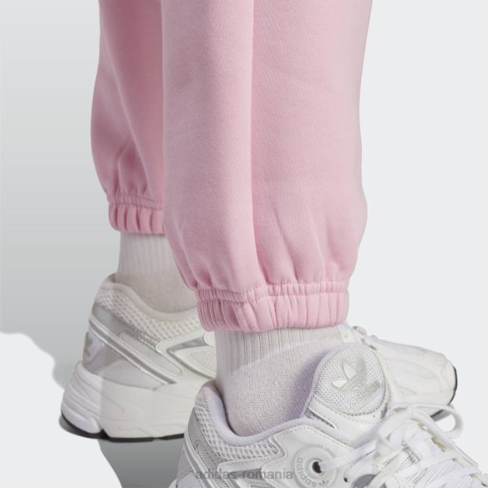 Adidas pantaloni de jogging fleece essentials, roz adevărat femei roz adevarat 2JBN16790