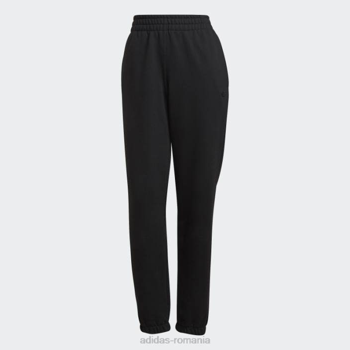 Adidas pantaloni de jogging negri adicolor femei negru 2JBN2944