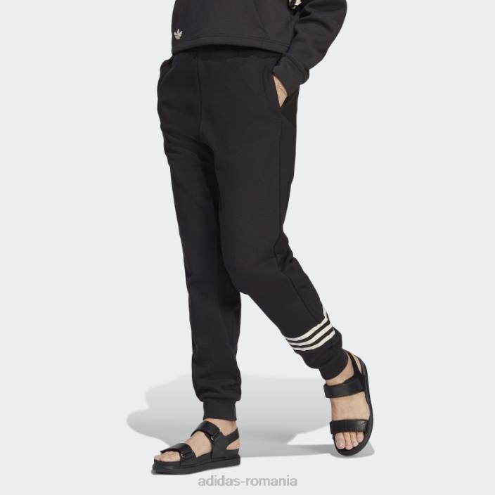 Adidas pantaloni de jogging negri adicolor neuclassics femei negru 2JBN2255