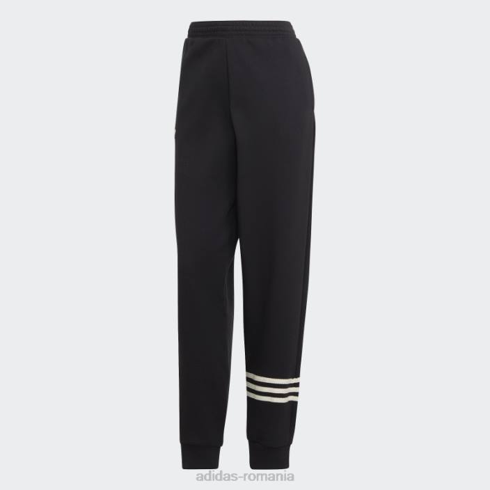 Adidas pantaloni de jogging negri adicolor neuclassics femei negru 2JBN2255