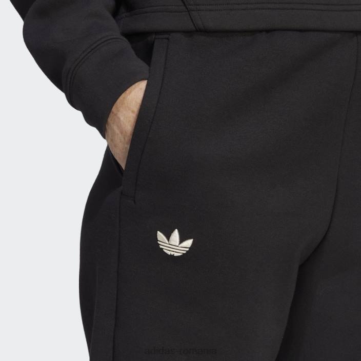 Adidas pantaloni de jogging negri adicolor neuclassics femei negru 2JBN2255