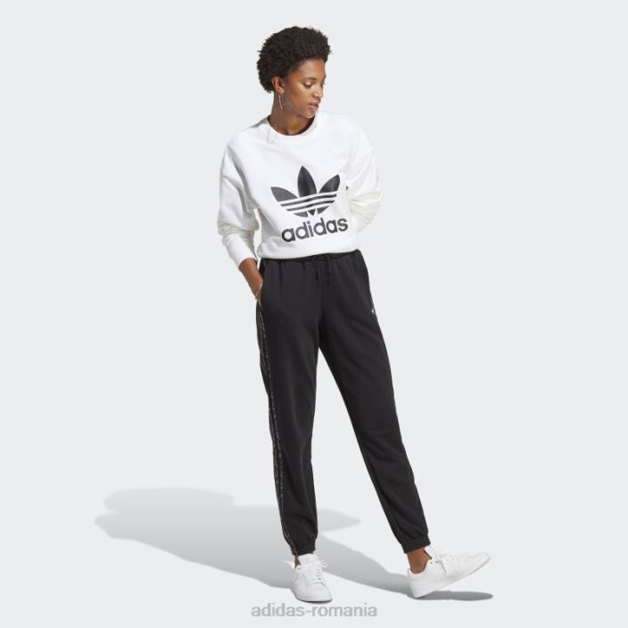 Adidas pantaloni de jogging negri cu imprimeu animal abstract adidas femei negru 2JBN16875