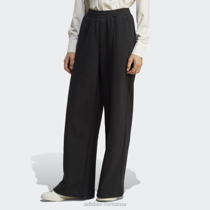 Adidas pantaloni de jogging pintuck premium essentials negri femei negru 2JBN16423