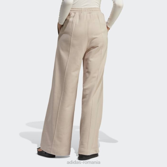 Adidas pantaloni de jogging pintuck premium essentials taupe femei taupe 2JBN16631
