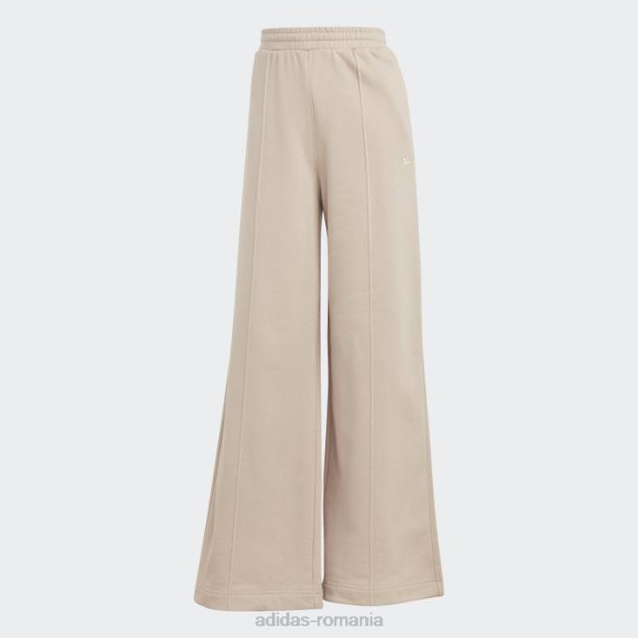 Adidas pantaloni de jogging pintuck premium essentials taupe femei taupe 2JBN16631