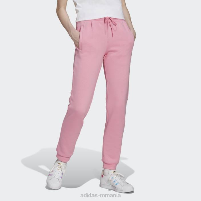 Adidas pantaloni de jogging subțiri din lână adicolor essentials roz adidas femei roz 2JBN9321