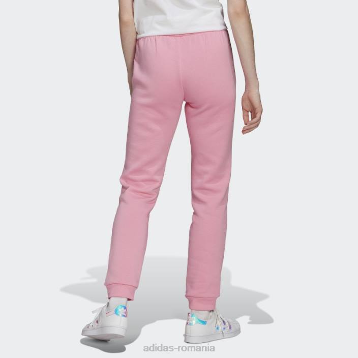 Adidas pantaloni de jogging subțiri din lână adicolor essentials roz adidas femei roz 2JBN9321