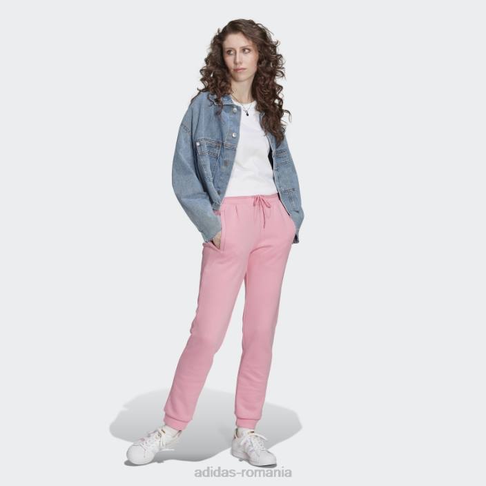 Adidas pantaloni de jogging subțiri din lână adicolor essentials roz adidas femei roz 2JBN9321