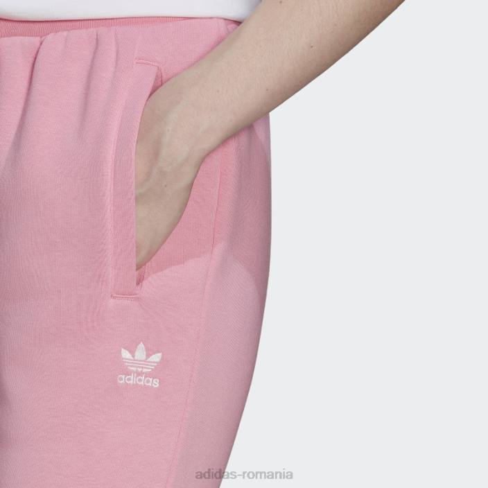 Adidas pantaloni de jogging subțiri din lână adicolor essentials roz adidas femei roz 2JBN9321