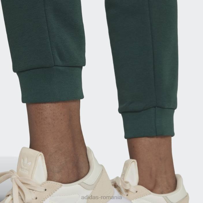 Adidas pantaloni de jogging subțiri din lână verde mineral adicolor essentials femei verde mineral 2JBN10421