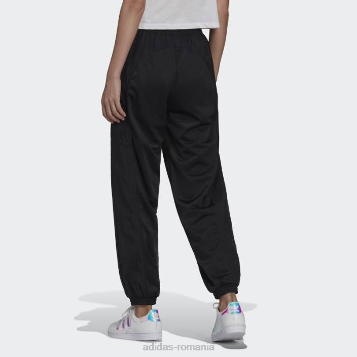 Adidas pantaloni de sport negri adicolor split trefoil femei negru 2JBN10595