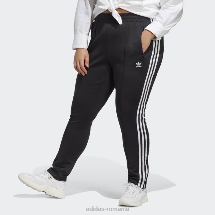Adidas pantaloni de sport primeblue sst (mărime plus) negri adidas femei alb negru 2JBN8880