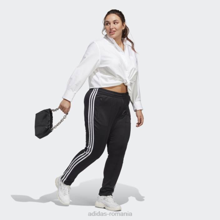 Adidas pantaloni de sport primeblue sst (mărime plus) negri adidas femei alb negru 2JBN8880