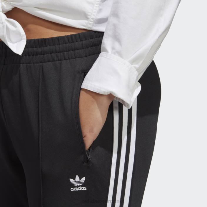 Adidas pantaloni de sport primeblue sst (mărime plus) negri adidas femei alb negru 2JBN8880