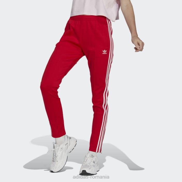 Adidas pantaloni de sport stacojiu adicolor sst femei stacojiu 2JBN9503