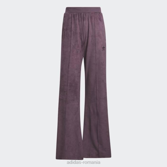 Adidas pantaloni de trening adicolor clasici din piele intoarsa adidas femei maro 2JBN17505