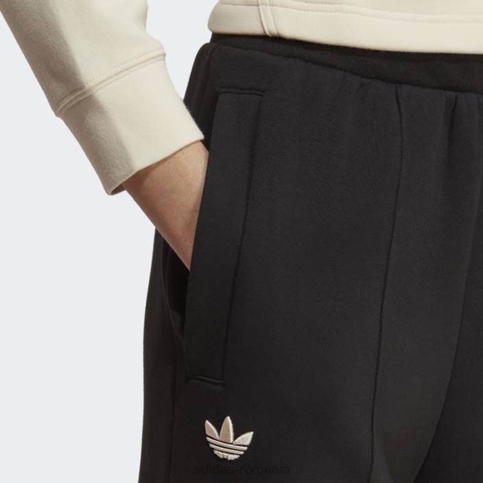 Adidas pantaloni de trening adicolor neuclassics negru femei negru 2JBN16376