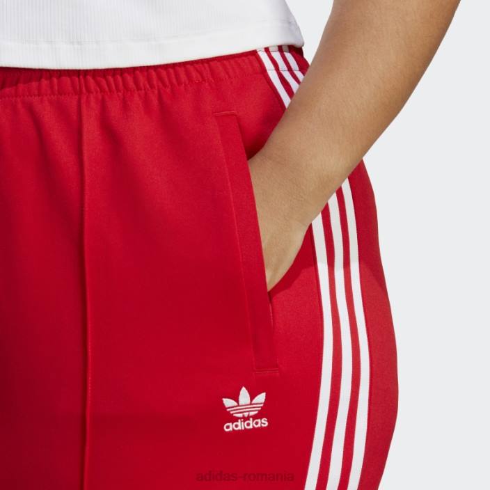 Adidas pantaloni de trening adicolor sst (plus size) stacojiu femei stacojiu 2JBN16663