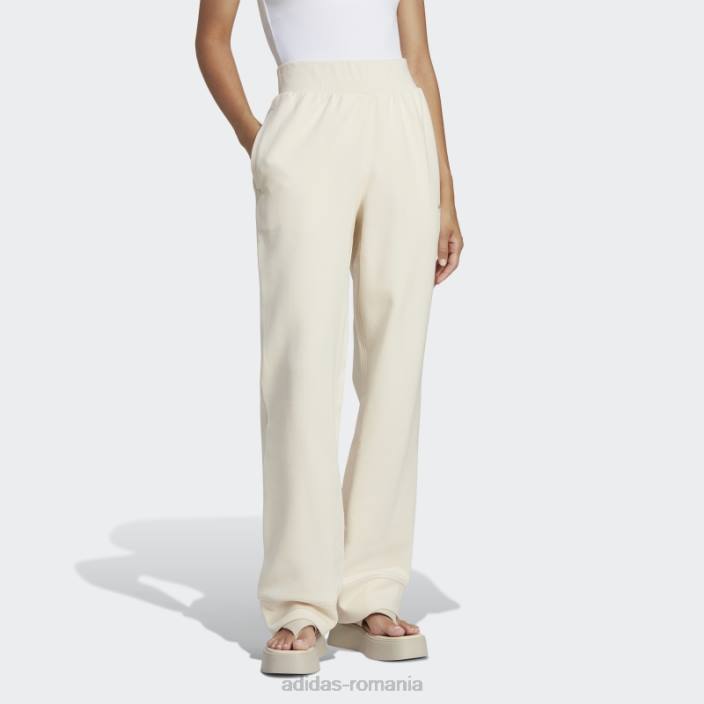 Adidas pantaloni de trening alb premium essentials adidas femei alb 2JBN16437