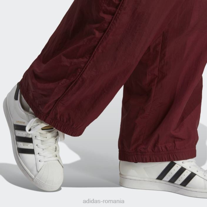 Adidas pantaloni de trening din nylon premium essentials roșii adidas femei roșu 2JBN16677
