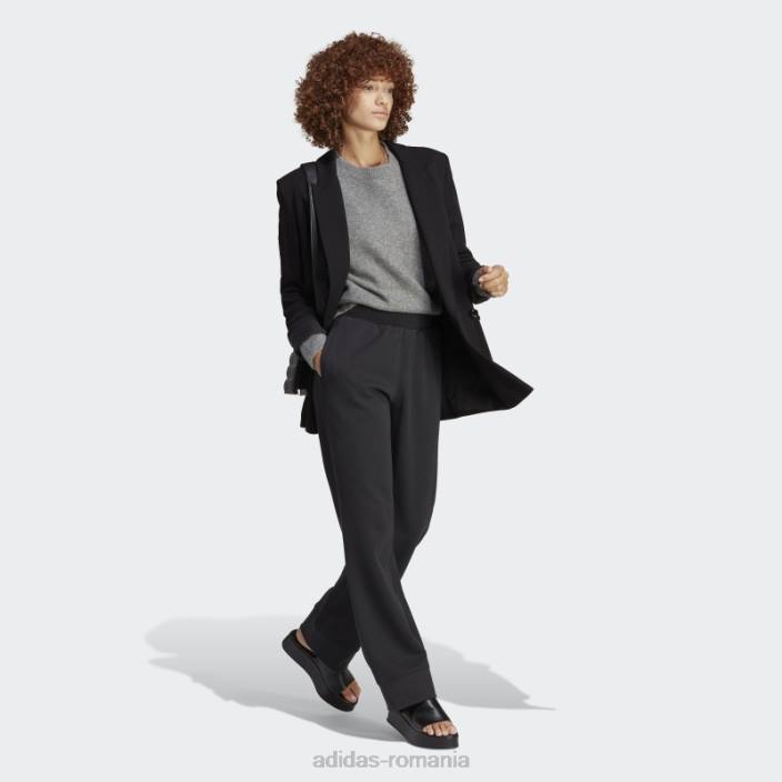 Adidas pantaloni de trening premium essentials negri femei negru 2JBN16517