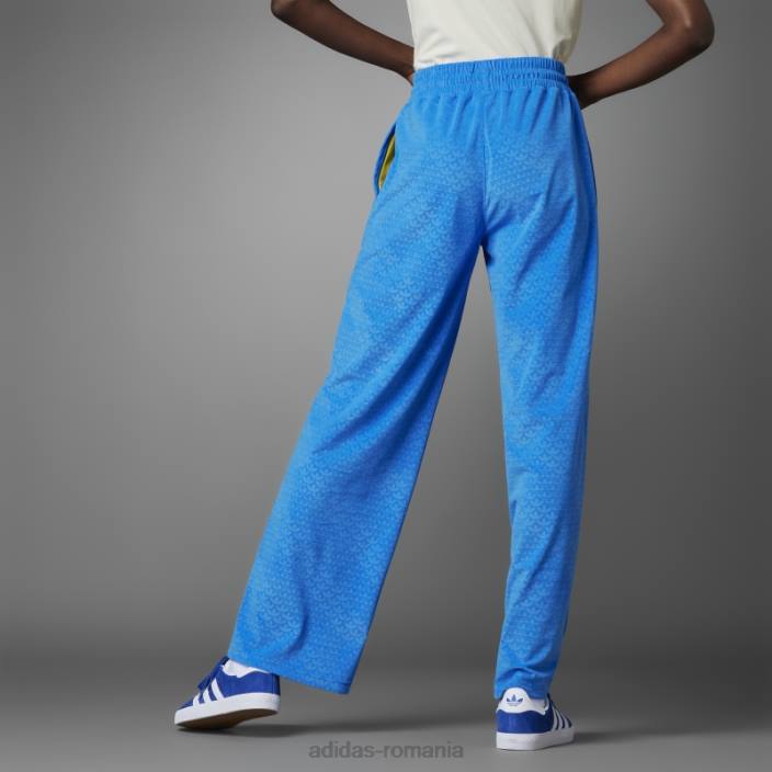 Adidas pantaloni din velur anii 70 adicolor pasăre albastră adidas femei pasare albastra 2JBN2676