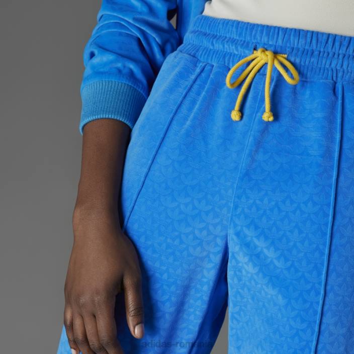 Adidas pantaloni din velur anii 70 adicolor pasăre albastră adidas femei pasare albastra 2JBN2676